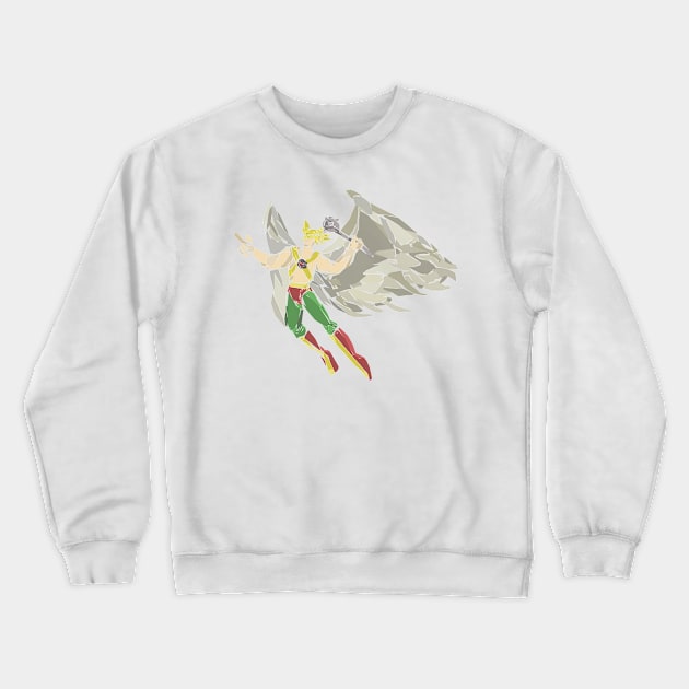 Hawkman Crewneck Sweatshirt by Newtegan